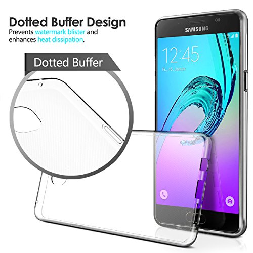 AICEK Funda Samsung Galaxy A3 2016, Samsung Galaxy A3 2016 (A310F) Funda Transparente Gel Silicona Galaxy A3 2016 Carcasa para Samsung Galaxy A3 2016 4.7"