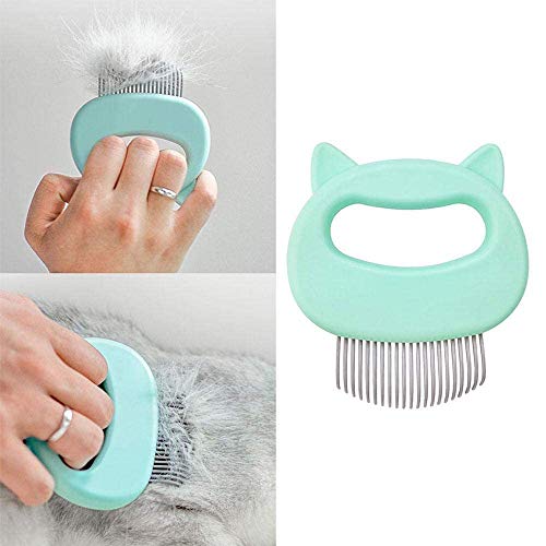 Aly Dematting Comb Peine De Masaje para Afeitar para Perros Y Gatos DepilacióN para Mascotas Artefacto para Mascotas Peine(2PCS)