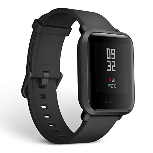 Amazfit Bip Smart Watch, Glonass GPS Monitor de frecuencia cardiaca de reloj deportivo ultra-liviano 1.82 ", impermeable IP68 - Versión UE