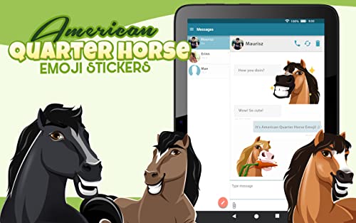 American Quarter Horse Sticker Emojis - Animated Keyboard