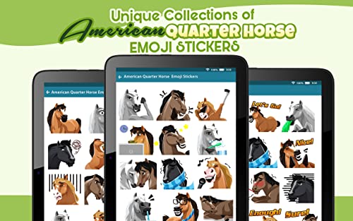 American Quarter Horse Sticker Emojis - Animated Keyboard