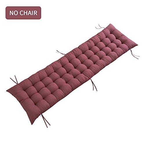 AMYZ No Chair-1Pcs Sun Lounger Cushion Portable Garden Patio Recliner Relaxer Patio Lettino Lettino Lounge Spessore Reclinabile Pad Seduta All'aperto Cuscino Sedia A Sdraio(120 * 48 cm * 7 cm,Grau)