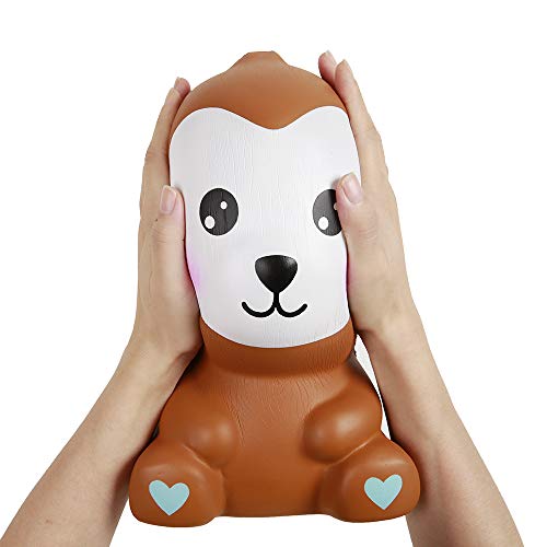 Anboor 10.2 Pulgadas Squishies Jumbo Monkey Kawaii Lento Levantamiento Perfumado Squishies de Animales Gigantes Juguete para niños