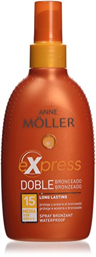 Anne Möller Aquasol Express - Intensif - Loción bronceadora, factor de protección solar 15-200 ml