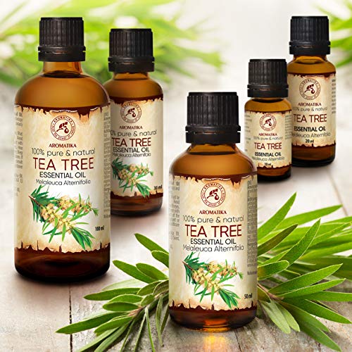 Árbol de Té Aceite Esencial 200ml - 2x100ml - 100% Puro y Natural - Melaleuca Alternifolia - Australia