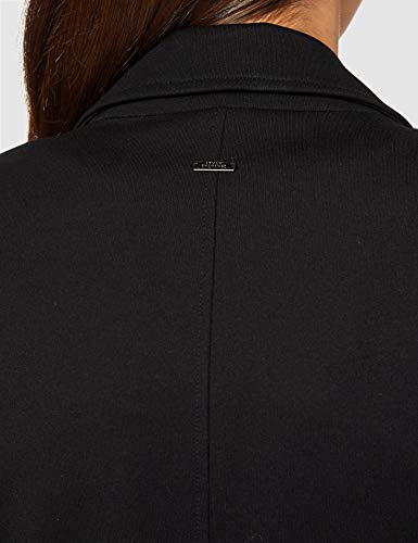 Armani Exchange Belt Blazer Chaqueta de Traje, (Black 1200), 44 (Talla del Fabricante: Medium) para Mujer