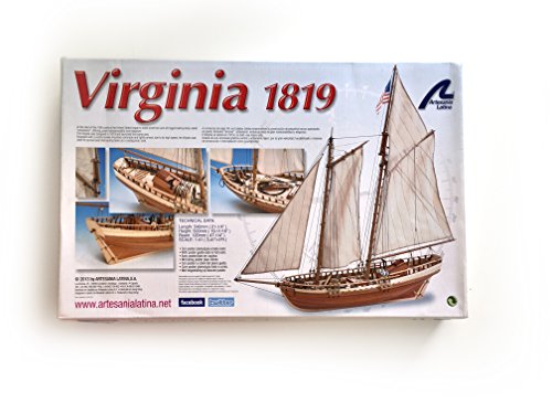 Artesanía Latina 22135. Maqueta de Barco en Madera Virginia American Schooner 1/41