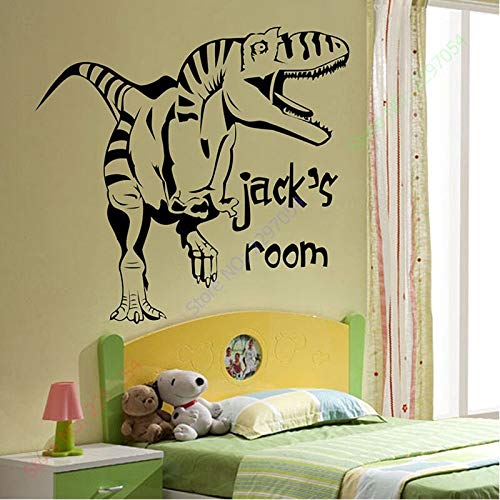 ASFGA Habitación Infantil con Pegatinas de Pared de Vinilo extraíbles de Dibujos Animados Dinosaurio Lindo Mural Pegatinas para niños calcomanía Mural Dormitorio para niños 127x120cm