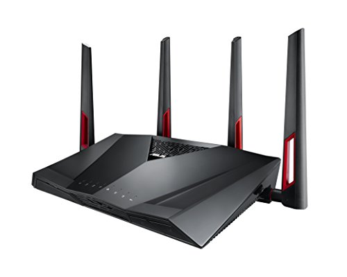 ASUS RT-AC88U - Router Gaming AC3100 Doble Banda Gigabit (triple VLAN, Ai-Mesh soportado, WTFast acelerador de juegos, compatible con DD-WRT, Adaptive QoS y con AiMesh wifi)