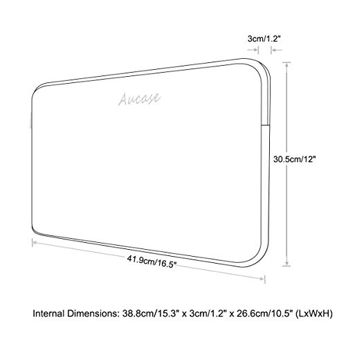 Aucase 13,3 14 Pulgadas Funda para Ordenadores Portátiles, Funda Protectora Neopreno para Hombre y Mujer