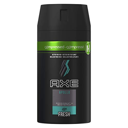 AXE Déodorant Homme Spray Compressé Apollo Frais 48h (Lot de 6x100ml)