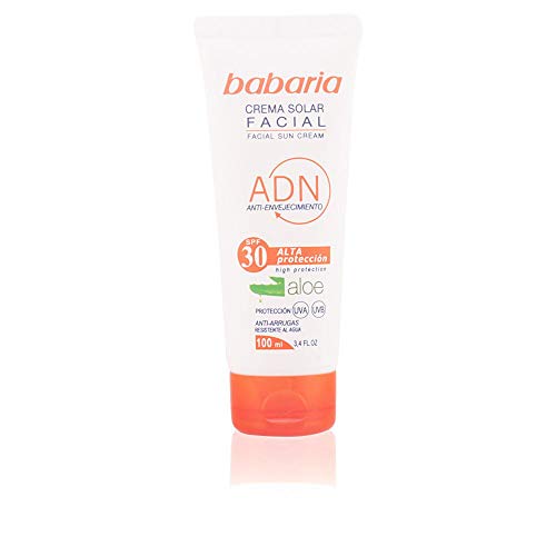 Babaria - ADN Anti-envejecimiento - Crema solar facial SPF30-100 ml