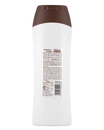 Babaria Champú Nutritivo Coco y Biotina - 400 ml