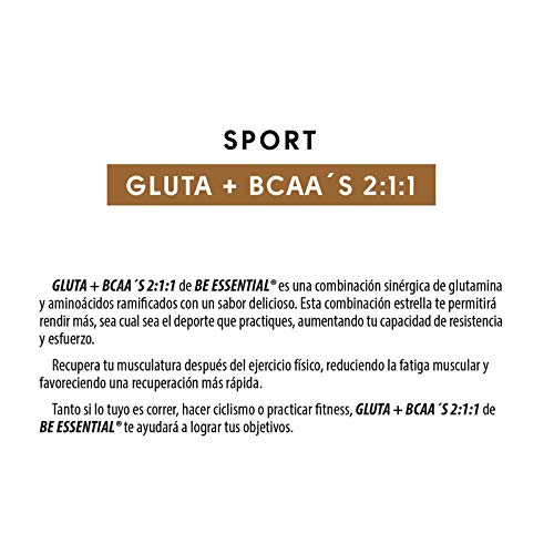 Be Essential - GLUTA & BCAA´S 2.1.1 –Sabor melón, 300 g