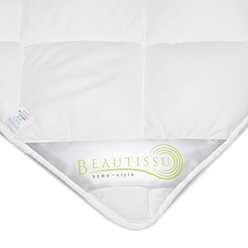 Beautissu BeauNuit MD Relleno nórdico 135x200 cm Manta edredón nórdico plumón para alérgicos Relleno: 800 g Microfibra cálida. Medidas del edredón y no de la Cama