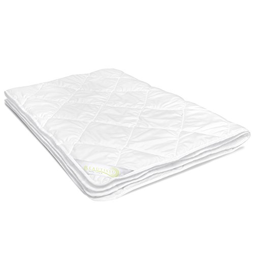 Beautissu BeauNuit SD Relleno nórdico 155x220 Manta edredón nórdico plumón de Verano para alérgicos Microfibra Ligera Transpirable. Medidas del edredón no de la Cama