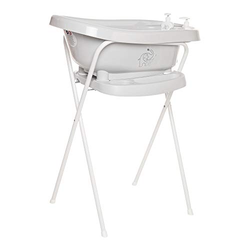 Bebe-jou Set Bañera Thermobath Ollie + Soporte + Hamaca + Tubo Desagüe