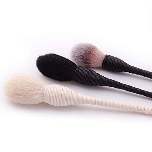 Beito 1PC suave pincel de maquillaje de belleza maquillaje en polvo suelto Fundación Pincel Brocha para rubor Maquillaje para niñas Herramientas de belleza(Tricolor)