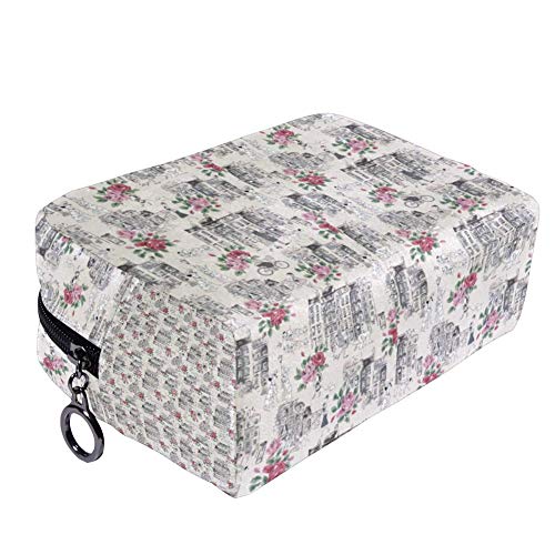 Bennigiry Cath Kidston 101 Dálmatas bolsa de maquillaje grande neceser de viaje bolsa de cosméticos portátil bolsa de maquillaje para mujeres y niñas