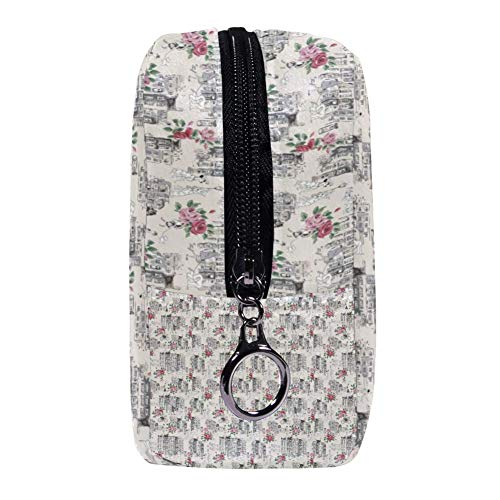 Bennigiry Cath Kidston 101 Dálmatas bolsa de maquillaje grande neceser de viaje bolsa de cosméticos portátil bolsa de maquillaje para mujeres y niñas