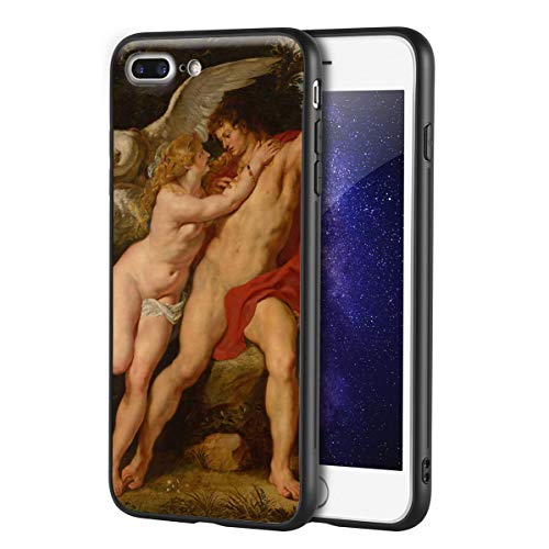 Berkin Arts Peter Paul Rubens para iPhone 7 Plus&iPhone 8 Plus/Caja del teléfono Celular de Arte/Impresión Giclee UV en la Cubierta del móvil(Venere e Adone 2)