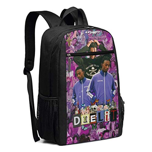 BGKO Playboy Carti Die Lit - Mochila de 17 Pulgadas para portátil, Hombro Ajustable, Viajes de Negocios, Escuela