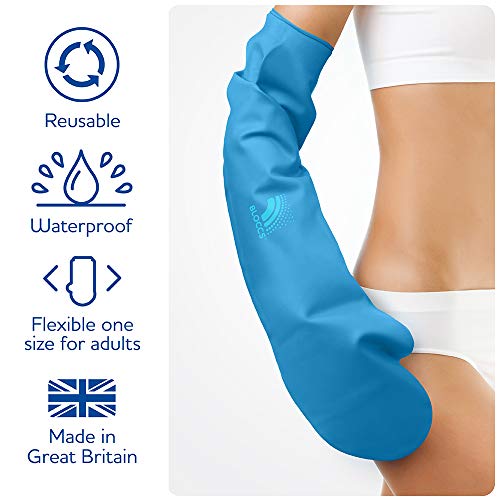 Bloccs Protector de escayola impermeable brazo entero para adulto, Blue (P6372)