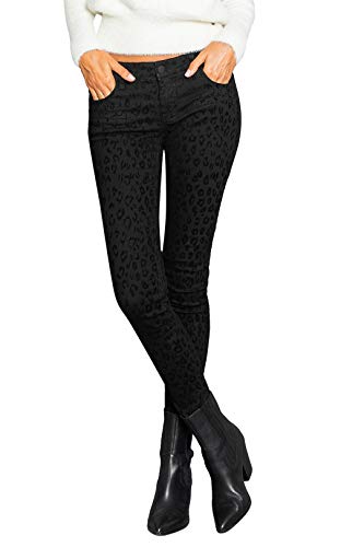 Blue Fire Co Alicia Skinny FIT Jeans Flock - Pantalones Vaqueros para Mujer Velvet Leo 29W x 30L