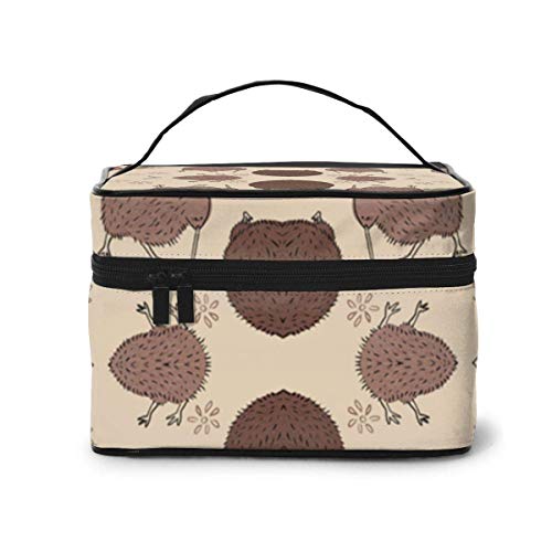 Bolsas de cosméticos Bumblin' Kiwis Fabric (2890) Travel Makeup Bag Portable Makeup Boxes for Women Cosmetic Case Storage Organizer Travel Daily Carry