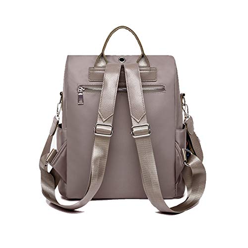 Bolso Mochila para Mujer Mochila de Moda Bola de Pelo Decoración Mochilas de Nylon Impermeables para Mujer Mochilas de Ciclismo Hidratación Ocio Viajes Compras Bolso portátil Ligero