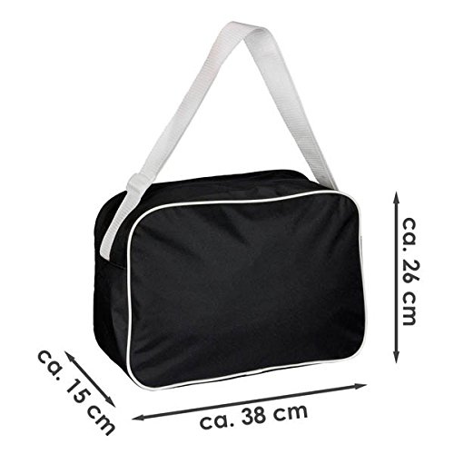 Bolso retro folleto distribución experto colour negro