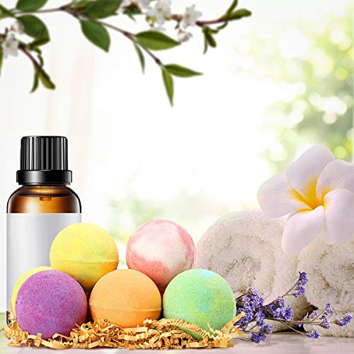 Bombas De Baño, Set De Regalo Con Aceite Esencial Natural, 9 pzs. Bubble Bath Fizz Balls Kit, Cumpleaños, San Valentín, Halloween, Navidad, Aniversarios