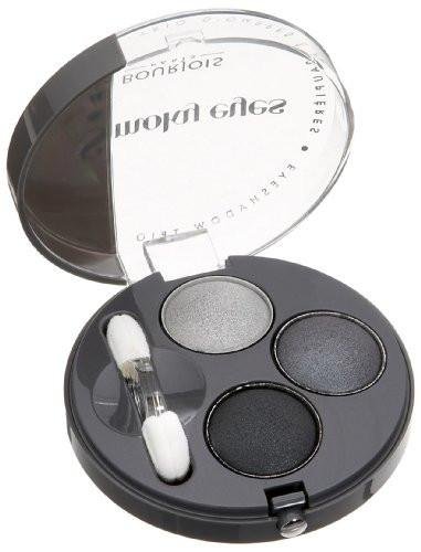 Bourjois Smoky Eyes Trio de sombras de ojos (N ° 01 gris Dandy. Fórmula micronisée,, fácil de sombra, traje 8H.