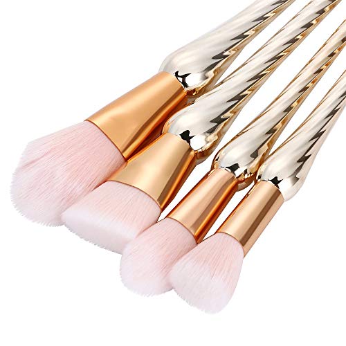 Brochas para Maquillaje Facial,MOMOXI 7Pc Pinceles de maquillaje Powder Foundation Eyeshadow Eyeliner Lip Cosmetic Brush Novedad caliente de la moda 2019 Alrededor 5€ maquillaje Profesional La belleza