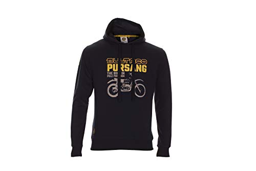 Bultaco Sudadera Capucha Hombre (L, Deep Blue)