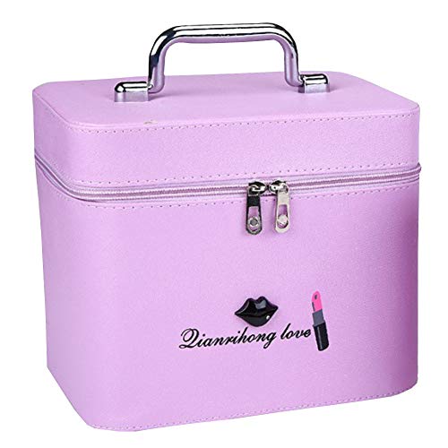 Caja De Maquillaje Almacenamiento Caja De Belleza Bandejas Muti Maquillaje Caja De Joyería De Uñas Espacio Extra Grande Estuche De Tocador Cosmético Organizador De Artículos De Tocador