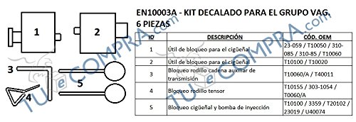 CALADO DISTRIBUCION COMPATIBLE CON VAG AUDI, SEAT, SKODA Y VOLKSWAGEN VW