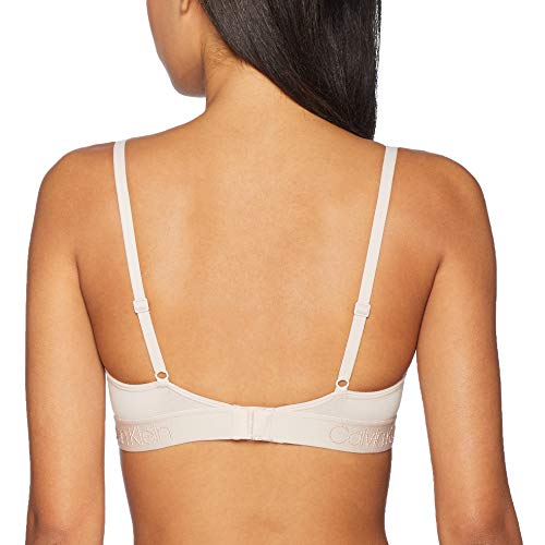 Calvin Klein Lightly Lined Demi Sujetador con aros, Marfil (Sanctuary Sy9), 85A (Talla del fabricante: 0A32) para Mujer