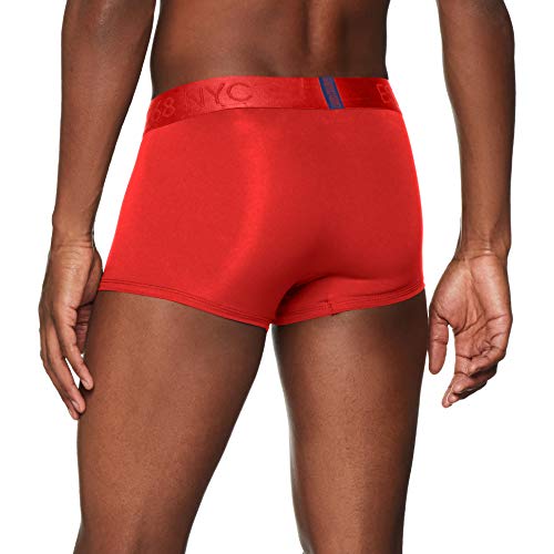 Calvin Klein Low Rise Trunk Bóxer, Rojo (High Risk Red 9qf), Large para Hombre