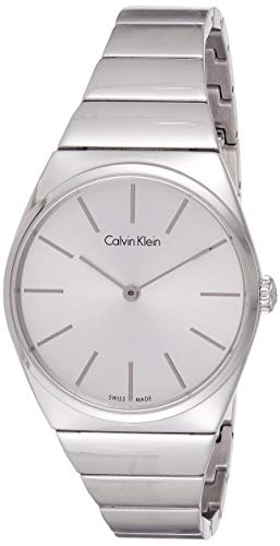 Calvin Klein Reloj Analógico para Mujer de Cuarzo con Correa en Acero Inoxidable K6C2X146