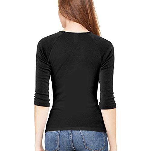 Camisetas de Manga 3/4 para Mujer,Camisa otoño Mujer Playboi Carti Sunshine Women's Raglan 3/4 Sleeved Round Neck Baseball Shirt Casual Novelty Outdoor Tees