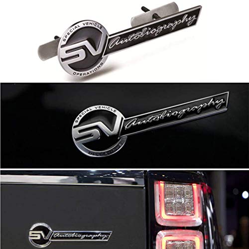 Car Styling Etiqueta Engomada Del Coche 3d, Emblema De La Parrilla Delantera Logo Etiqueta Engomada Del Coche CalcomaníA Accesorios Para AutomóViles, Para Range Rover Sport Discovery Freelander Sv Svr