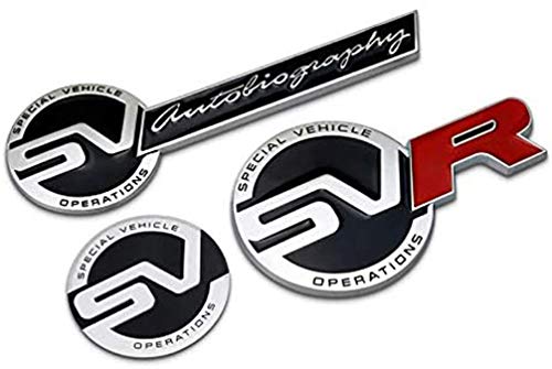 Car Styling Etiqueta Engomada Del Coche 3d, Emblema De La Parrilla Delantera Logo Etiqueta Engomada Del Coche CalcomaníA Accesorios Para AutomóViles, Para Range Rover Sport Discovery Freelander Sv Svr