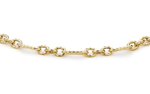 Carissima Gold Pulsera de mujer con oro amarillo de 9 quilates (375/1000), 19.5 cm