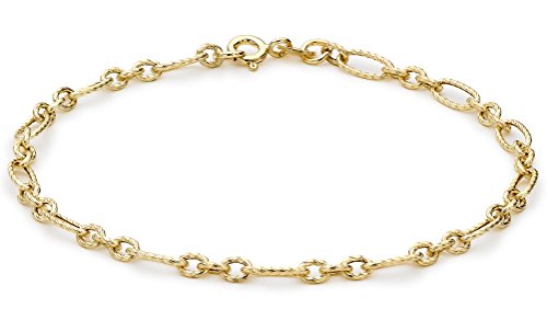 Carissima Gold Pulsera de mujer con oro amarillo de 9 quilates (375/1000), 19.5 cm