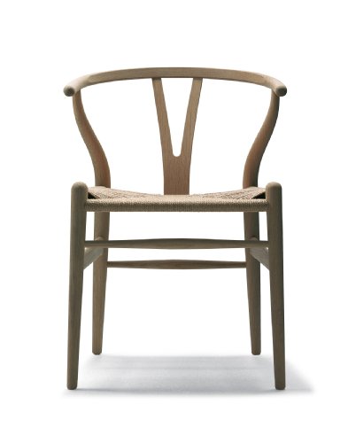 Carl Hansen CH24 Y Wishbone - Silla de comedor (madera de roble, trenzado natural), diseño de Hans J. Wegner