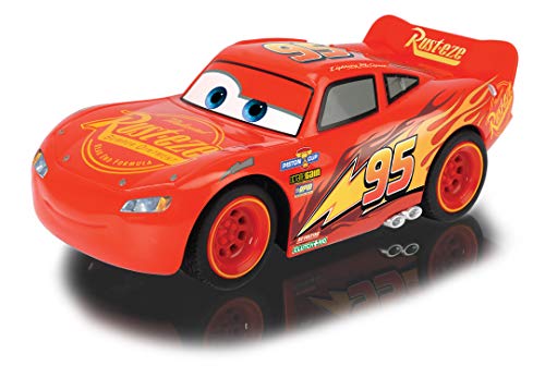 Cars 3 Turbo Racer Lightning Mcqueen Rayo Voiture RC MC Queen Echelle 1/24 (Simba 3084003)