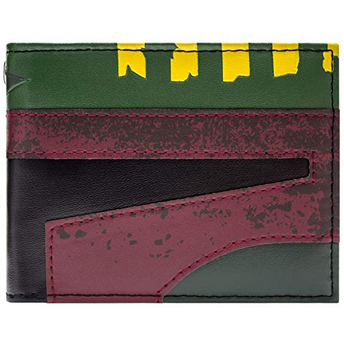 Cartera de Disney Star Wars Máscara de Boba Fett Verde