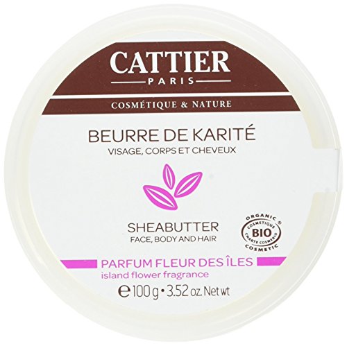 Cattier manteca de karité perfume Fleur des Iles, 100 g