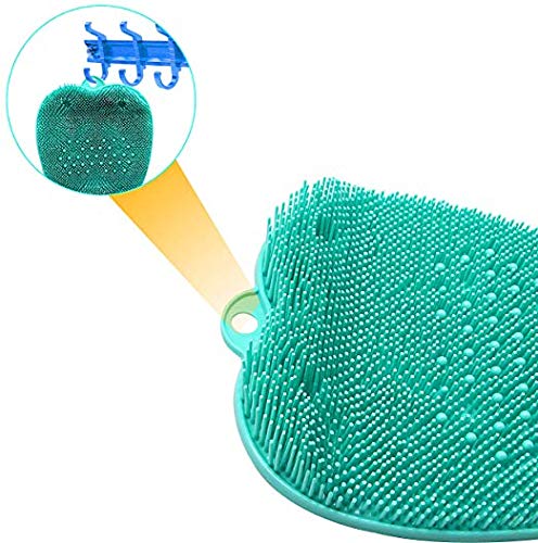 Cepillo de pie de silicona Scrubber Masajeador Cepillo de pie de ducha Limpieza profunda Exfoliar Spa Aumenta la circulación